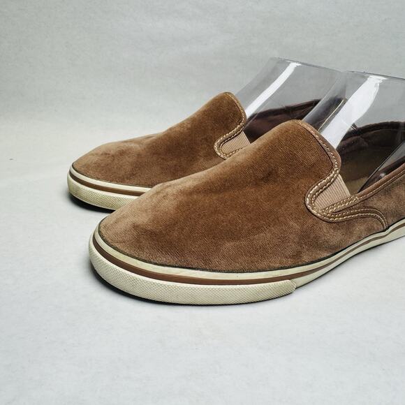 Lauren Ralph Lauren Janis Slip On Sneakers Womens Size 9 B Dusty Rose Velvet - Picture 3 of 10